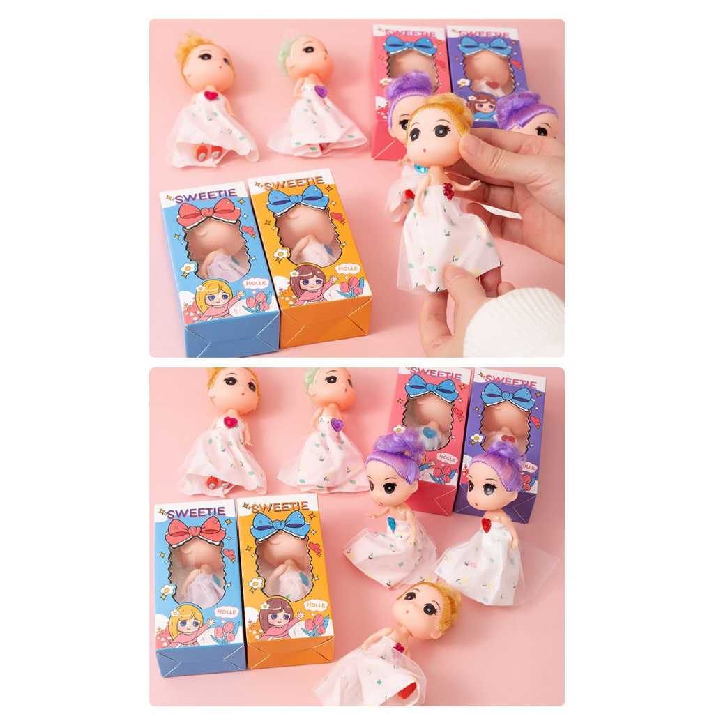 [SH] Mainan Miniatur Boneka Fashion / Mainan Boneka Anak Fashion