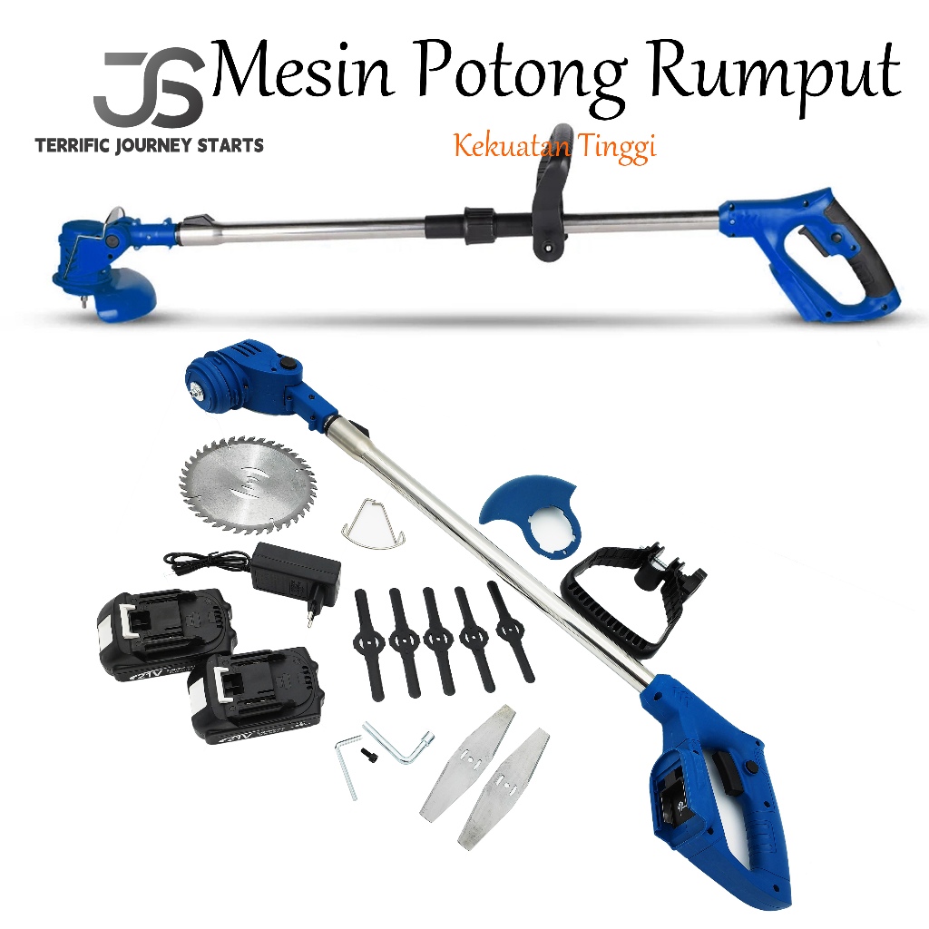 Mesin Potong Rumput Baterai Mesin Pemotong Rumput Listrik Pemangkas Rumput cordless