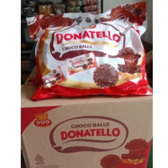 

Donatelo ✓Crunchy Choco ball biskuit isi coklat ✓ 40 pcs
