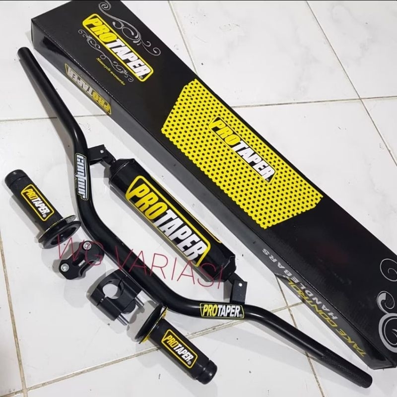 Stang fatbar protaper High satu set Handgrip Dan Busa palang Stang KLX CRF Vixion Nmax Dll