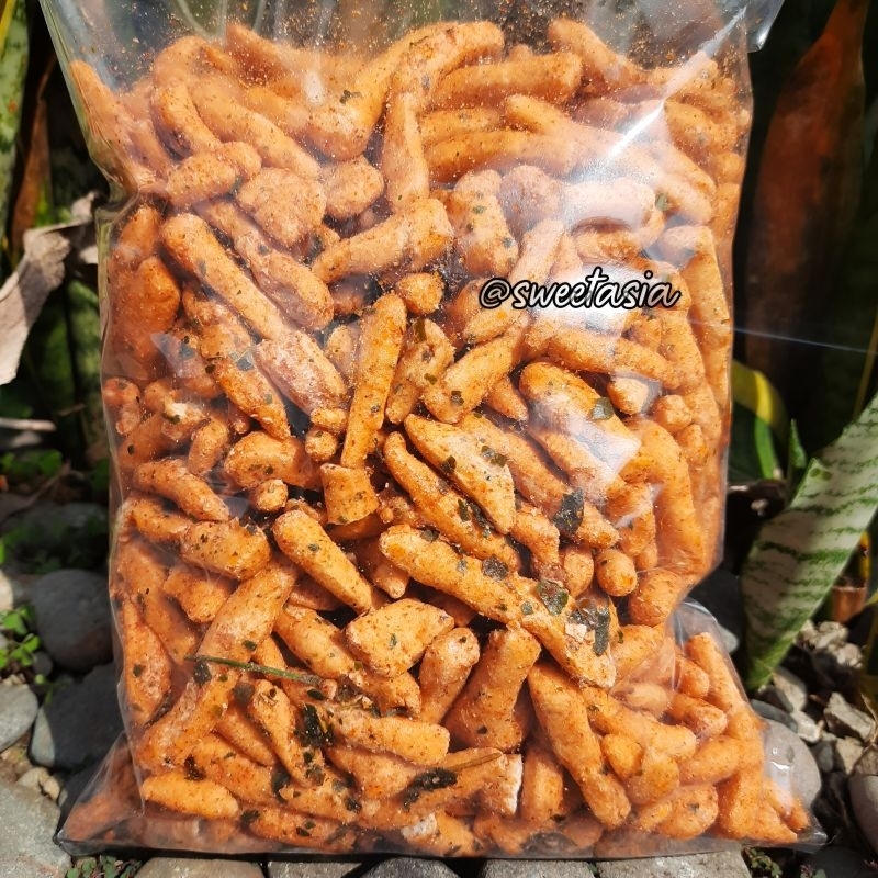 

basreng pedas daun jeruk - gurih, pedas, bikin nagih!