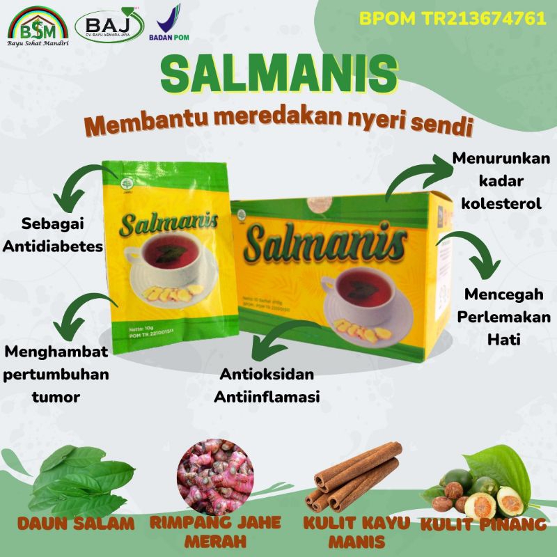 

SALMANIS JAMU HERBAL BSM (Bayu Sehat Mandiri)
