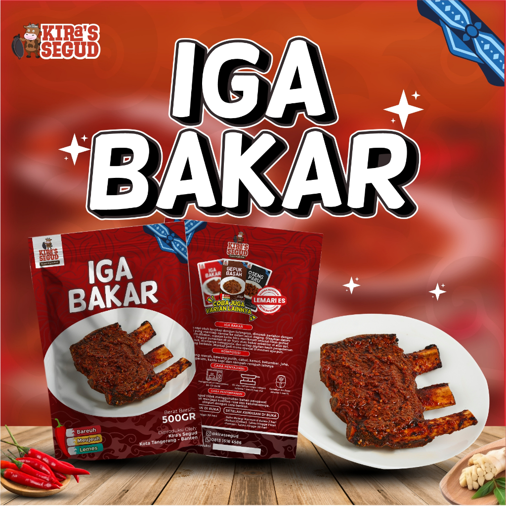 

IGA BAKAR SAPI EMPUK SIAP SAJI | Makanan Frozen Praktis Pedas Khas Sunda by KIRA’S SEGUD