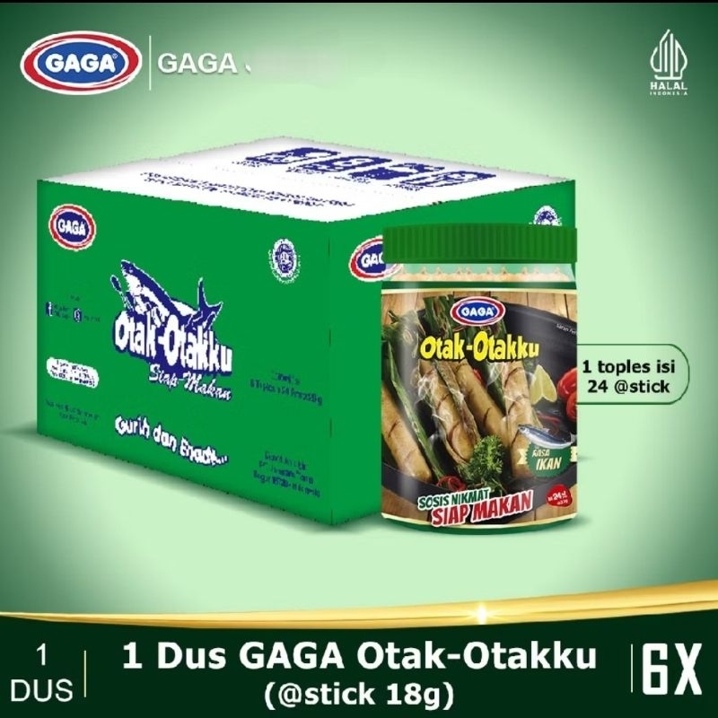 

TERMURAH OTAK OTAKKU GAGA 1 KARTON/ 1 DUS (6PCS)