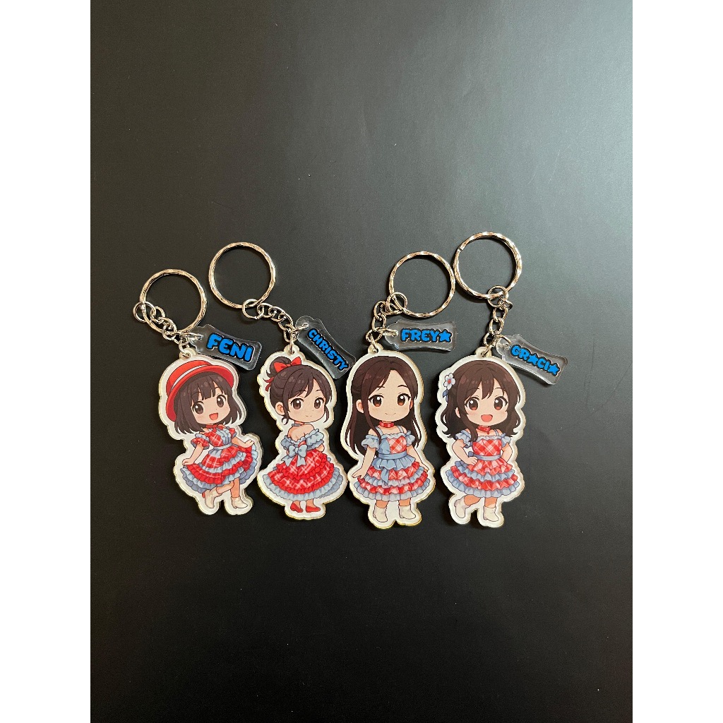 KEYCHAIN #KUSANGATSUKA JKT48 / GANTUNGAN KUNCI / CUSTOM