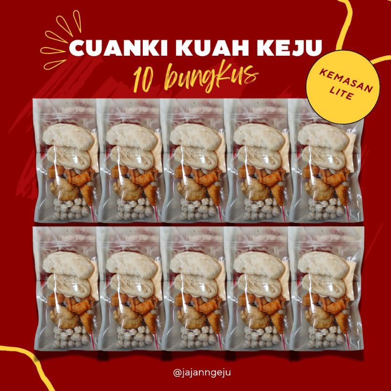 

[Ready Stock] Paket Cuanki Kuah Keju Kemasan Lite 10 pcs