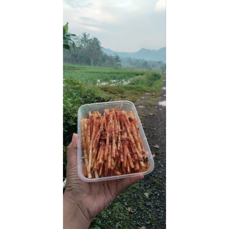 

mie lidi gepeng pedas manis mie lidi gepeng jajan jadul mie lidi rimrim
