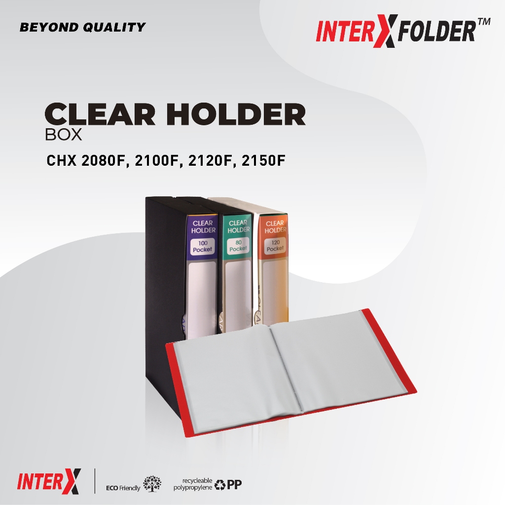 

(TERMURAH)DISPLAY BOOK DOKUMEN KEEPER CLEAR HOLDER ISI 100 INTERX