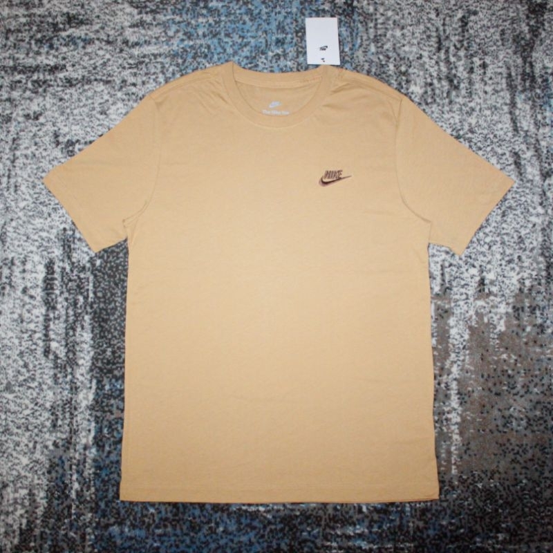 Nike Sportwear Nsw Club Embroidered AR4999-722 Tee T-Shirt Original Kaos