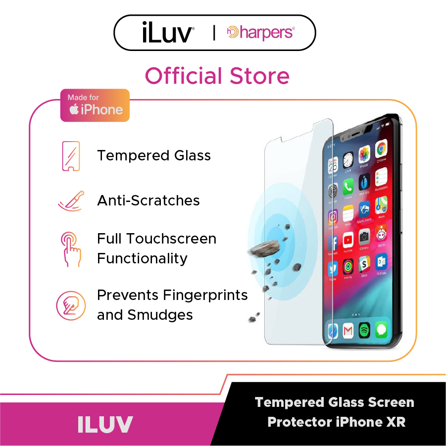 ILUV Tempered Glass Screen Protector iPhone XR