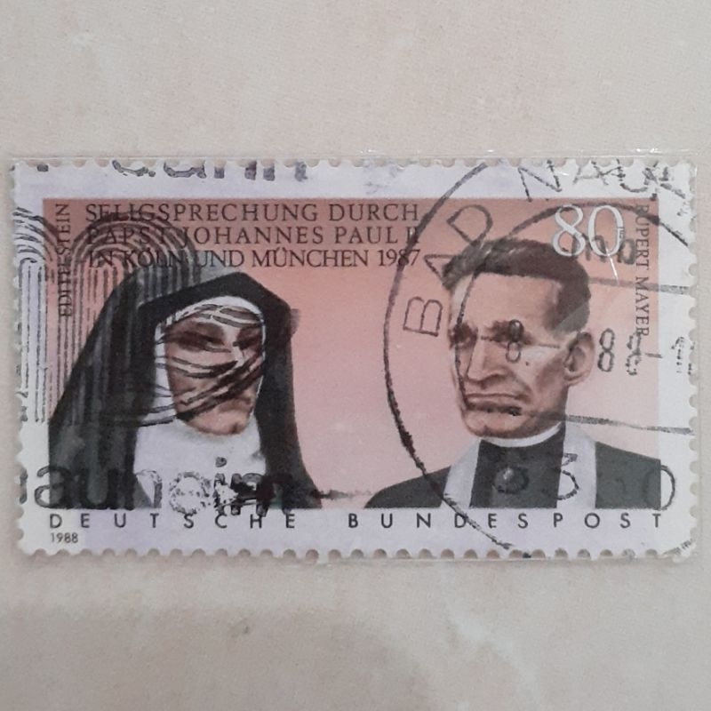 

Perangko Jerman Holy Declaration Edith Stein & Rupert Mayer Tahun 1988
