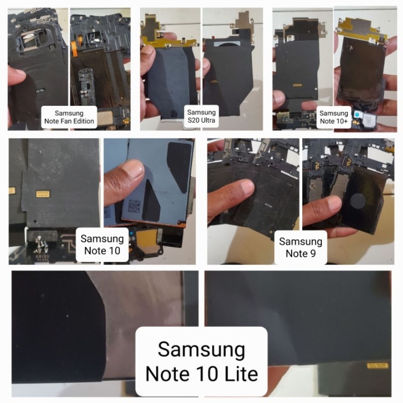NFC Tutup mesin original Samsung S10+ S20 Ultra 21 Ultra Note 8 Note 9 Note 10 Copotan