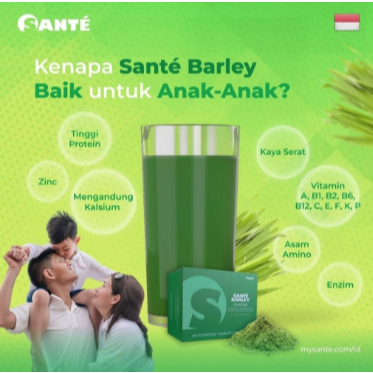 

SANTÉ Santé Barley Baik Untuk Detox