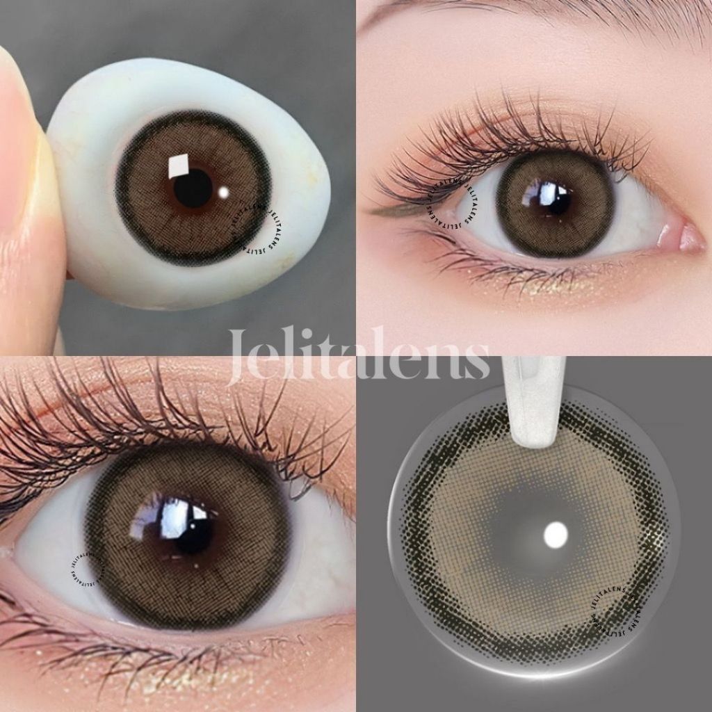 J43 Softlens Coklat Natural Korean Look 14,5 MM Normal Minus / Softlens Cokelat / Softlens Brown / S