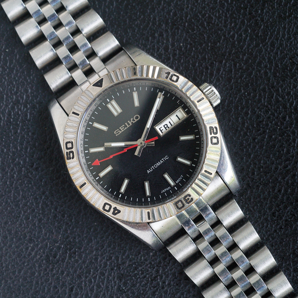 seiko seikomod seikolex turn o graph thunderbird 6319 bekas second preloved