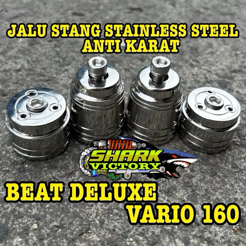 jalu stang / bandul stang beat deluxe vario 160 beat fi beat street fi bahan stainless anti karat