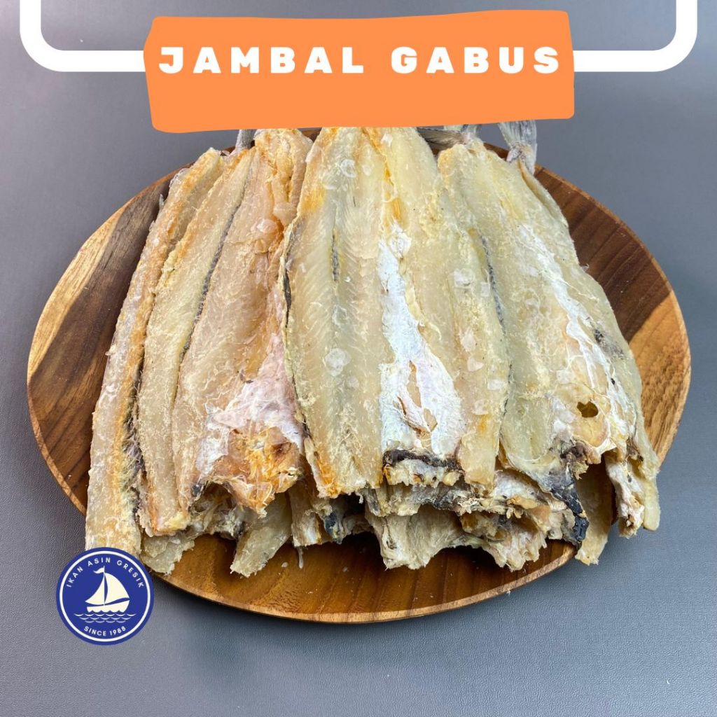 

Ikan Asin Gresik Jambal Gabus Laut Daging Super Tebal kemasan 500gram