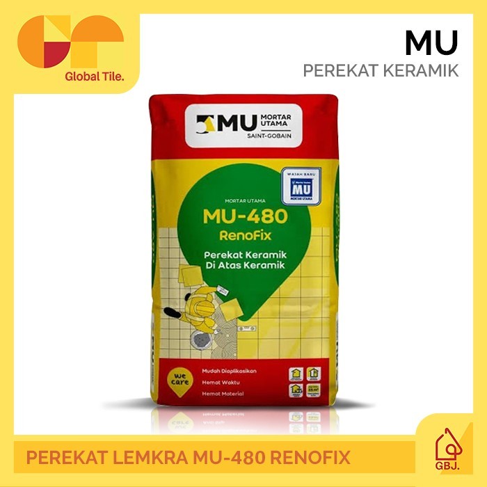 SEMEN PEREKAT MU 480 RENOFIX 25 KG / MU-480 / PEREKAT KERAMIK / MORTAR