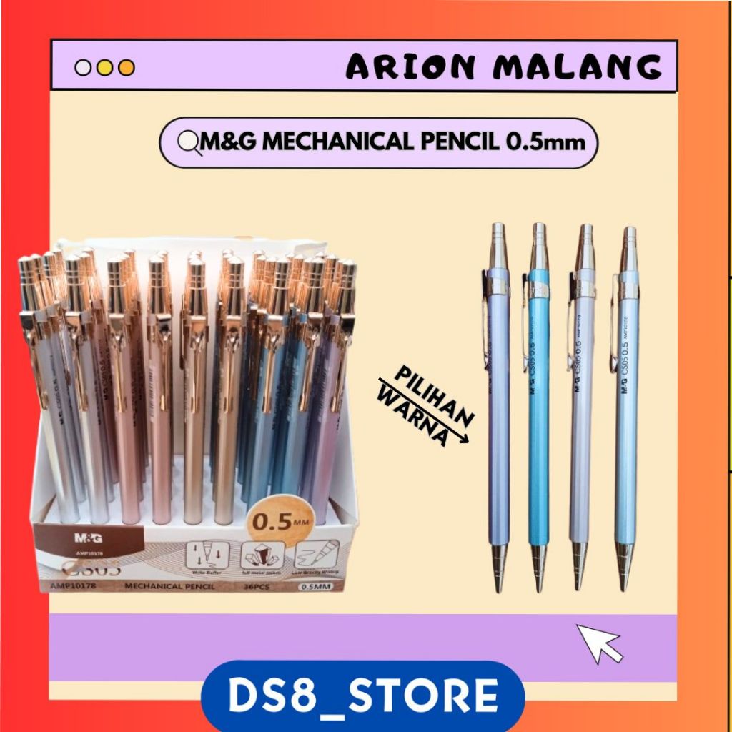 

M&G Mechanical Pencil 0.5mm Colorful AMP10178