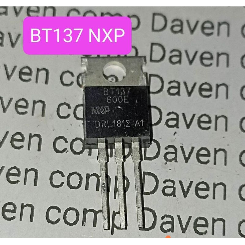 TRANSISTOR BT137 TR BT 137 MOSFET BT137 600E