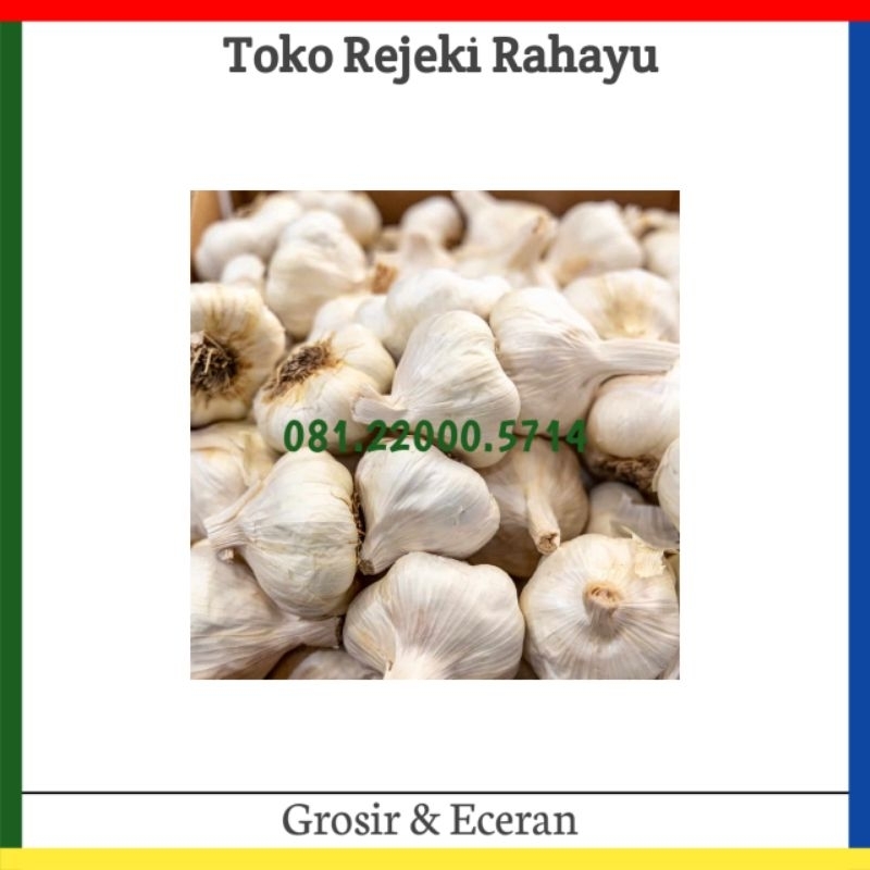 

Bawang Putih lokal / Garlic +-250gr