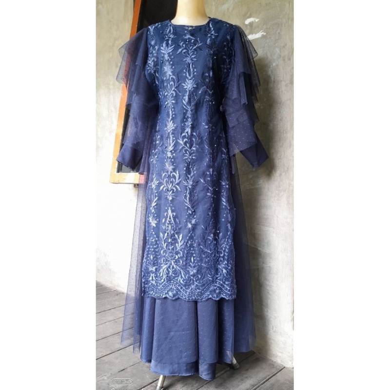 GAMIS SILK OUTER BROKAT