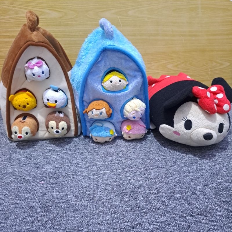 Boneka tsum disney princess ana - elsa - alice - pooh - kiki lala little twins star sanrio - mery ca