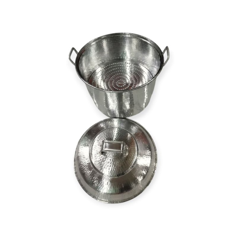 Dandang Kukus Besar Kapasitas 10kg Aluminium Tebal Handmade
