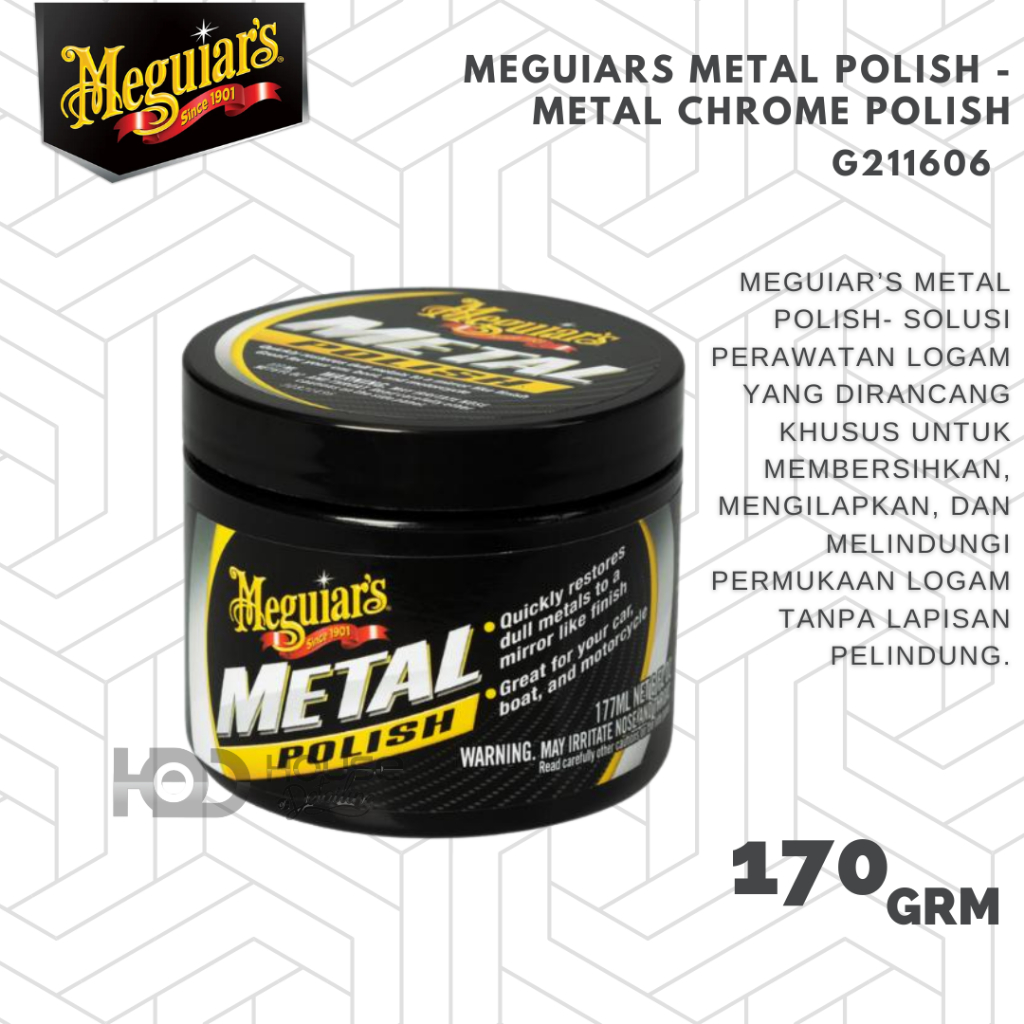 Meguiars Metal Polish - Metal Chrome Polish