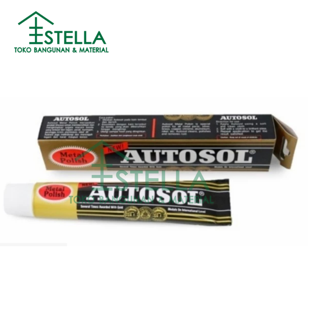 Metal Polish Autosol Pembersih Logam 50 gram (1 pcs) / Autosol Pembersih dan Pengkilap Besi Metal St