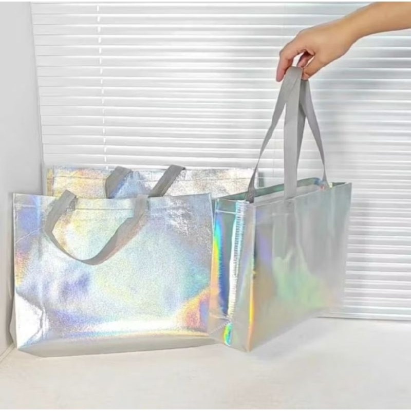 

Tas Spunbond Galaxy Anti Air Waterproof/Tas Belanja/Lipat/Jinjing/Souvenir/Goodie Bag/Shopping Bag