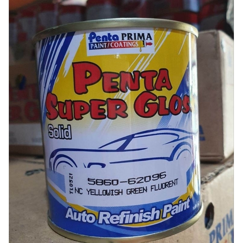 CAT PENTA SUPER GLOSS NC YELLOWISH GREEN FLUORENCENT / STABILO HIJAU MUDA / ISI 200 GRAM / CAT MOBIL