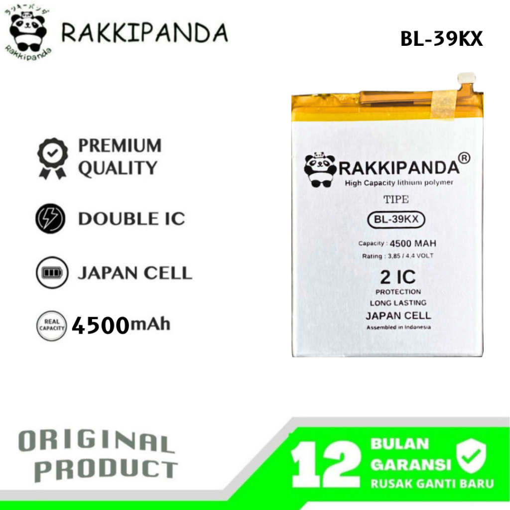 RakkiPanda - BL-39KX Infinix Hot 7 Pro X624 / Hot 7 X625 / S4 X626 Batre Batrai Baterai
