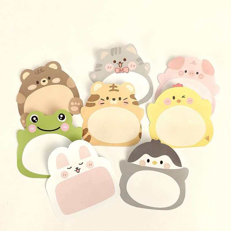 

⭐ PGS ⭐️ Sticky Note Memo Catatan Tempel Motif Hewan Alat Tulis Sekolah