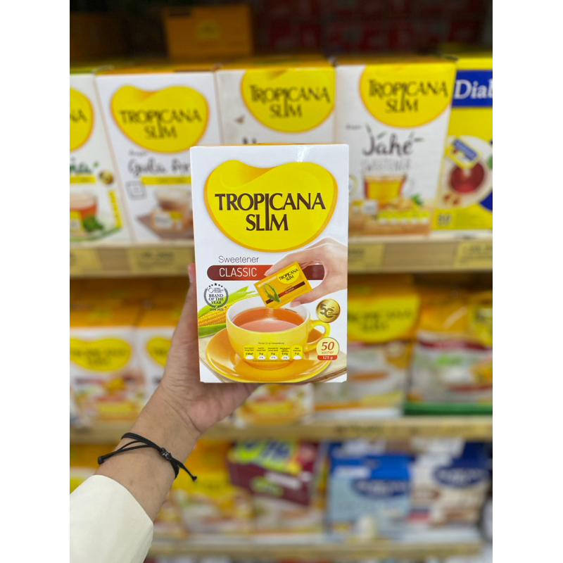

TROPICANA SLIM SWEETENER CLASSIC 25's 50's 100's