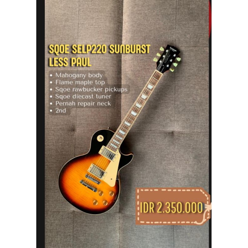 sqoe SeLP220 les paul plus admin 7.5%
