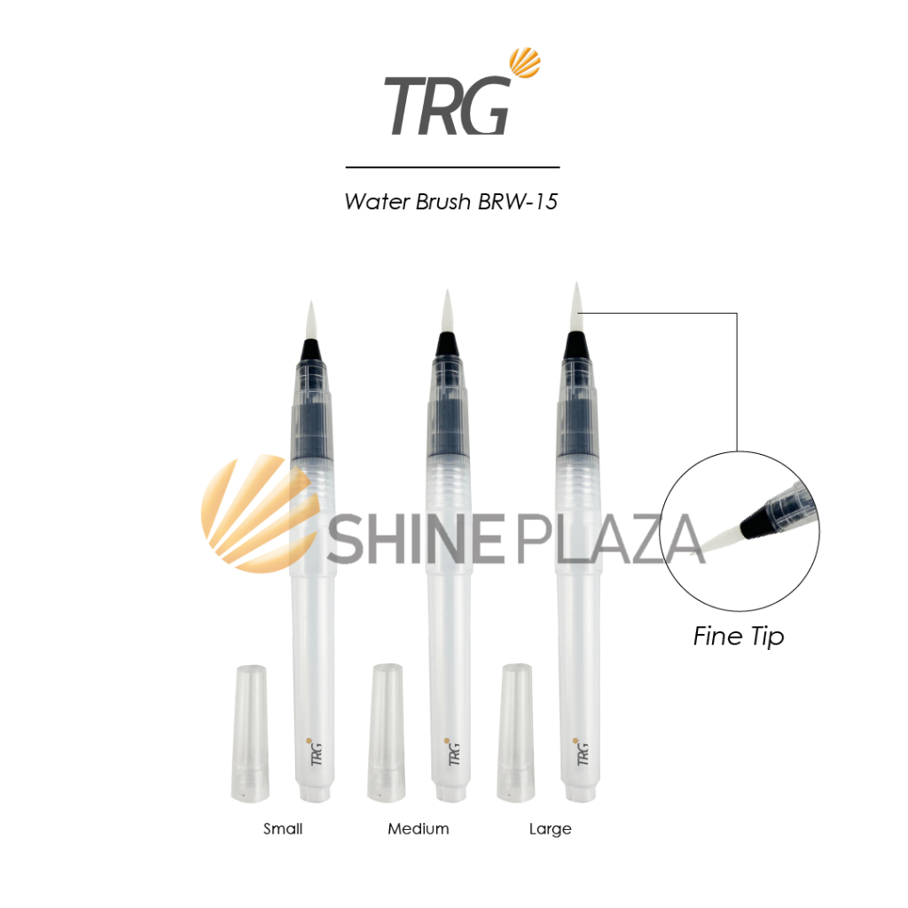 

TRG Kuas Lukis Cat Air BRW-15 Small Medium Large - Watercolor Water Brush Pen Watercolour Art Paint TRG