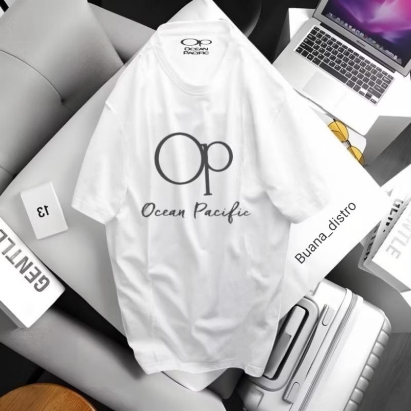 Kaos Ocean Pacific Original Pria Lengan Pendek OP