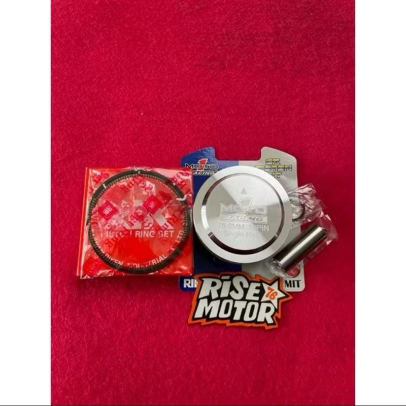 PISTON 75 PEN 16 SINGLE RING MOTO 1