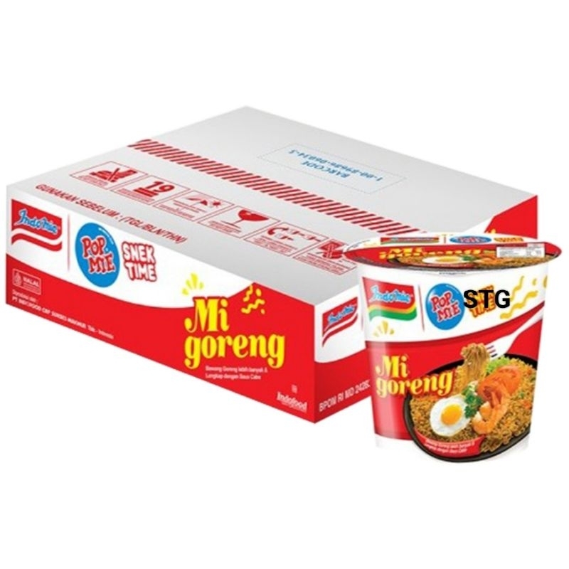 

Pop Mie Goreng Rasa Indomie Goreng 1 dus isi 12 Cup