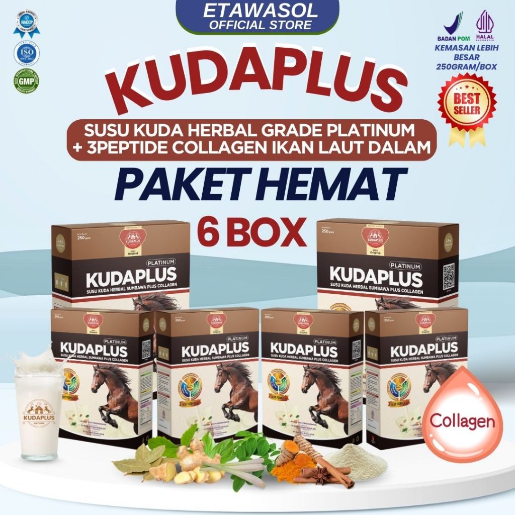 

KUDAPLUS 100% Original dari Sumbawa Untuk Keluhan Sesak Nafas Akut dan Nyeri Sendi Berat Kemasan 250gram Paket 6 Box