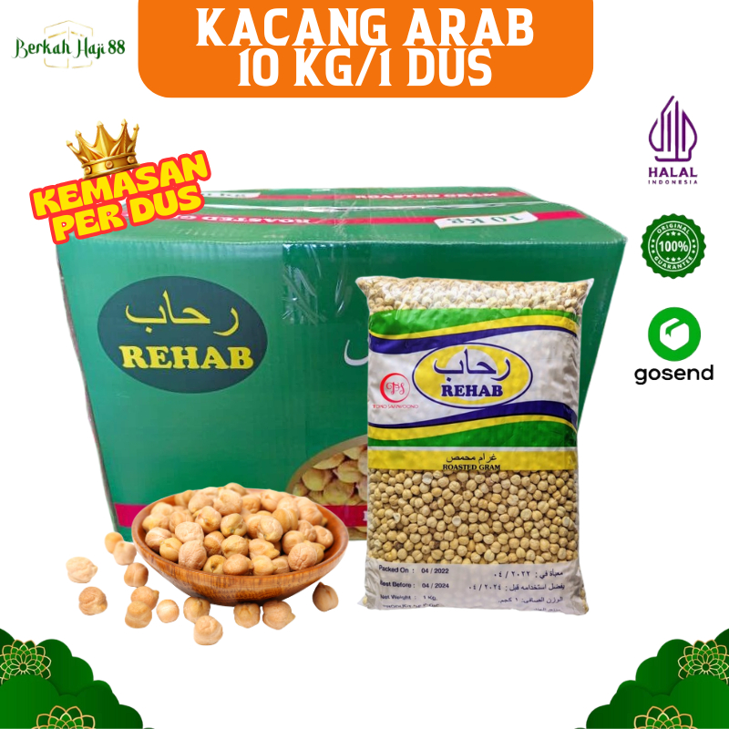 

Kacang Arab Al madina Chickpeas 10 Kg 1 Dus Fresh untuk Oleh Oleh Haji dan Umroh