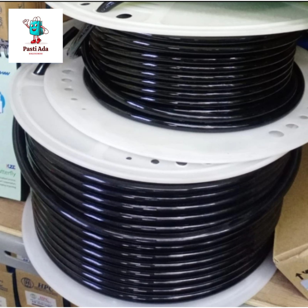Selang PU HITAM 12mm x 8mm x 1 mtr
