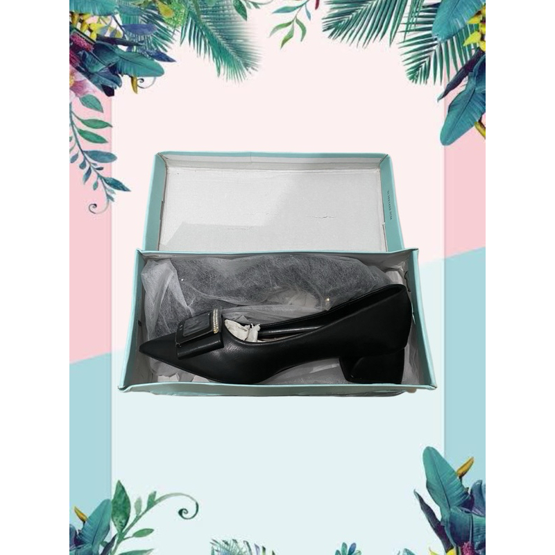 ELLORA 593-31 Sepatu Kerja Wanita Chunky Heels Hak Tahu Import 3cm