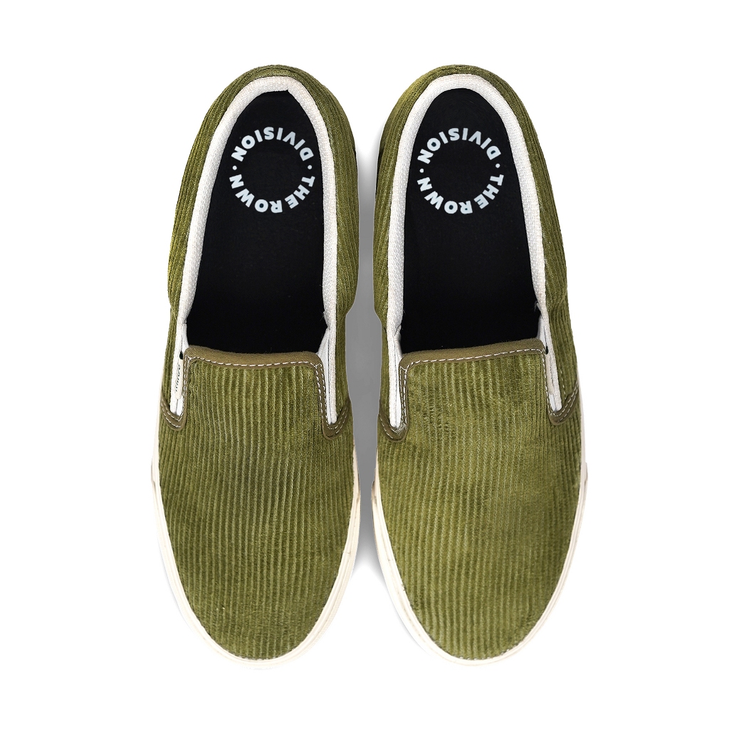 Rown Division Official Slip On Shoes - Rowndvsn Sepatu Ellden Green Army