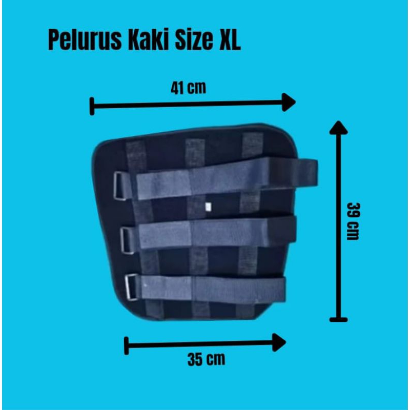 LdQ Penahan patah tulang kaki betis / terapi pelurus kaki anak / backslab calf / penahan kaki betis