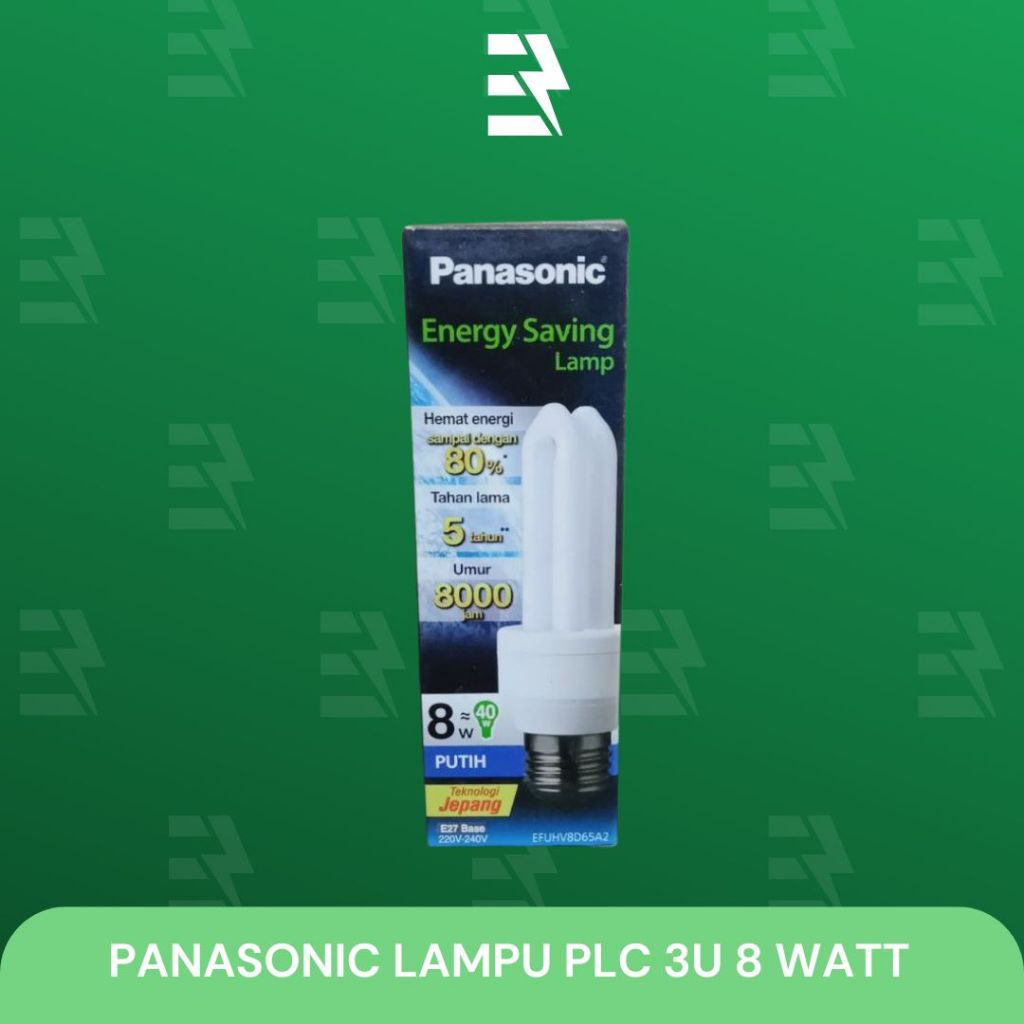 PANASONIC LAMPU 3U EFU 8 WATT