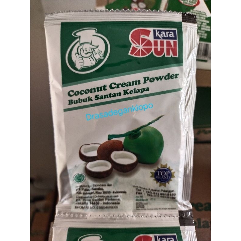 

Santan Sun Kara Bubuk 20gr 1 Renceng isi 10 Sachet