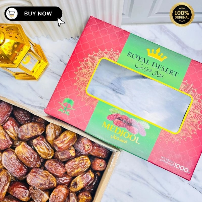 

Kurma Medjool Royal Desert Kotak Eksklusif 1 Kg