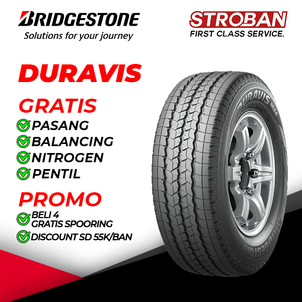 BAN BRIDGESTONE DURAVIS 175 R13